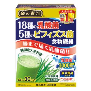 18種の乳酸菌・5種のビフィズス菌 食物繊維